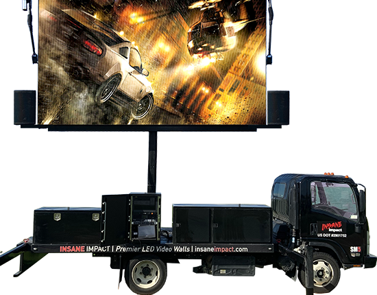 supermax mobile led screen truck rental