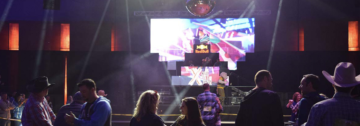 modular dj led screen rentals at an event in san jose