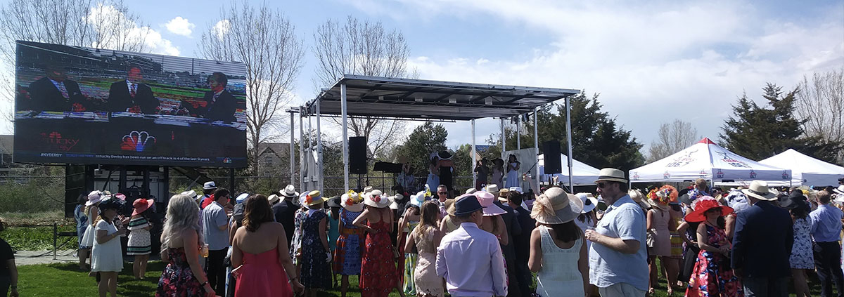 led screen rentals at a concert in virginia beach